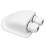 Pasacables solar IP68 de ABS, entrada doble para cables, RV blanco 13