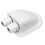 Pasacables solar IP68 de ABS, entrada doble para cables, RV blanco 16