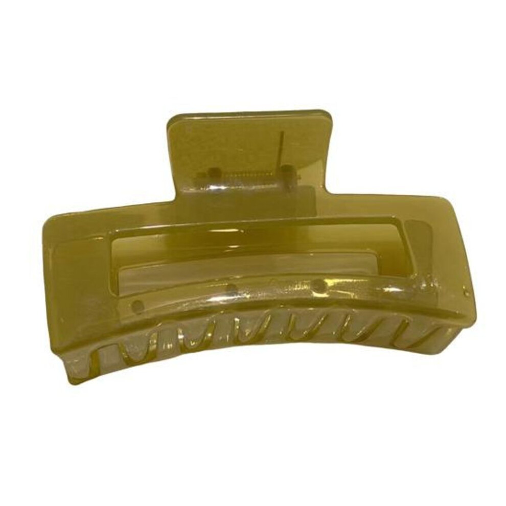 (green) Claw Clip Fashion Large Square Hair Clip Women Girls Head Back Hair Clamp Hair Claw Clip Hair Accessories