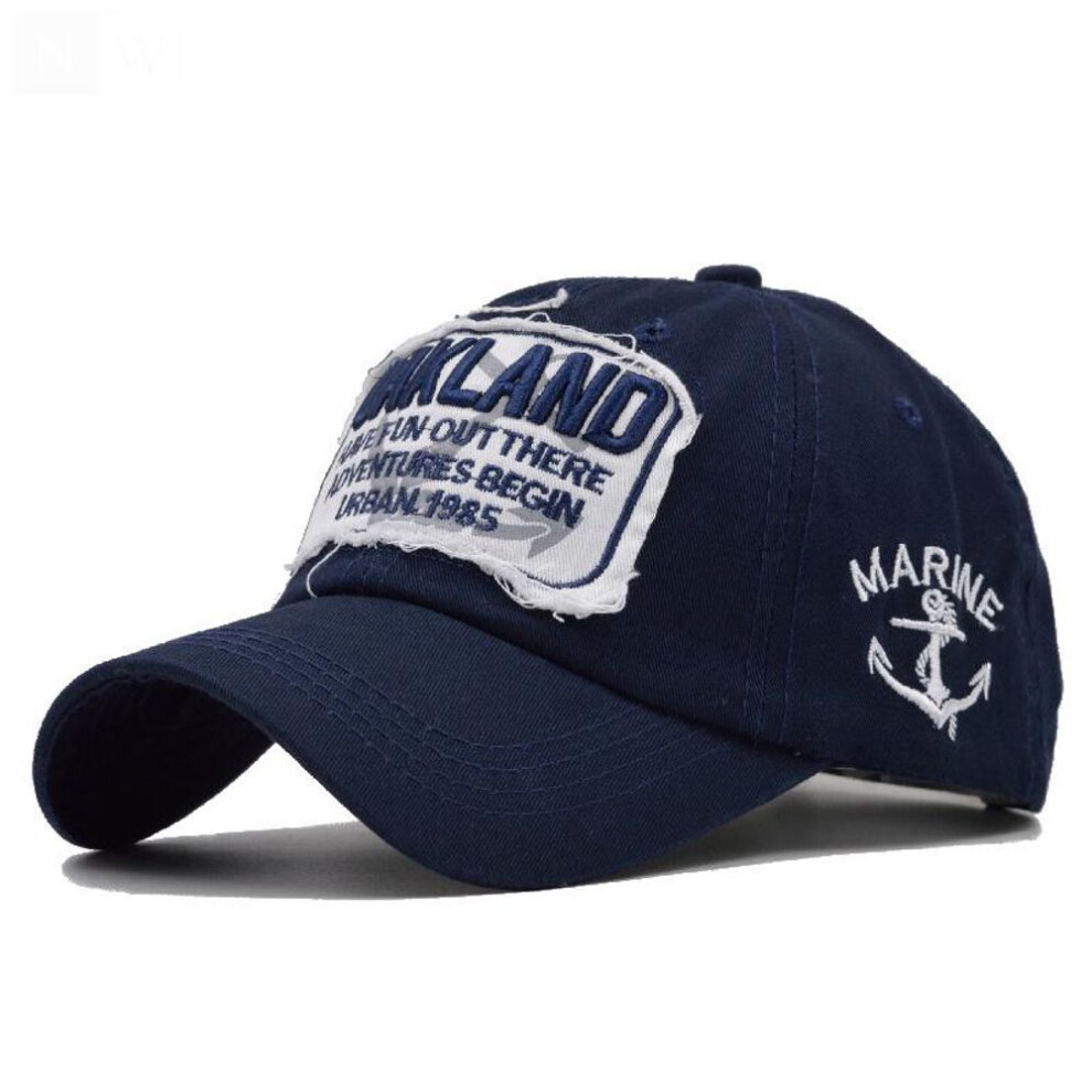 (dark blue, 56-60cm) [northwood] Oakland Cap Mens Baseball Cap Summer Hats Women Baseball Caps Brand Snapback Dad Hat