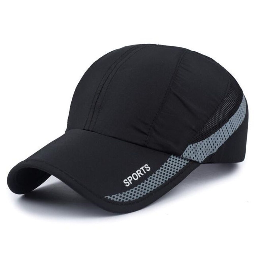 (black, 56-60cm) [northwood]summer Cap Mens Sport Baseball Cap Women Sun Cap Breathable Dad Hat Sport Snapback Cap