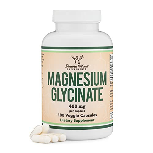 Double Wood Supplements Magnesium Glycinate  400mg 180 Caps