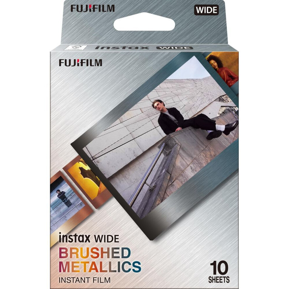 Fujifilm Instant Camera Instax Wide Film 10 Pieces Metal Frame Instax Wide B-metal Ww 1