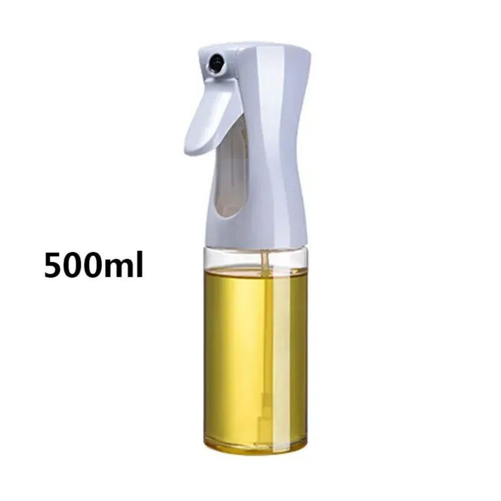 (white, 500ml) 200/300/500ml Oil Spray Bottle Bbq Cooking Olive Oil Sprayer Kitchen Baking Oil Spray Empty Bottle Vinegar Bottle Oil Dispenser