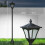 Outsunny Outsunny Outdoor Garden Solar Light with Base Freestanding Energy-saving Optical 3