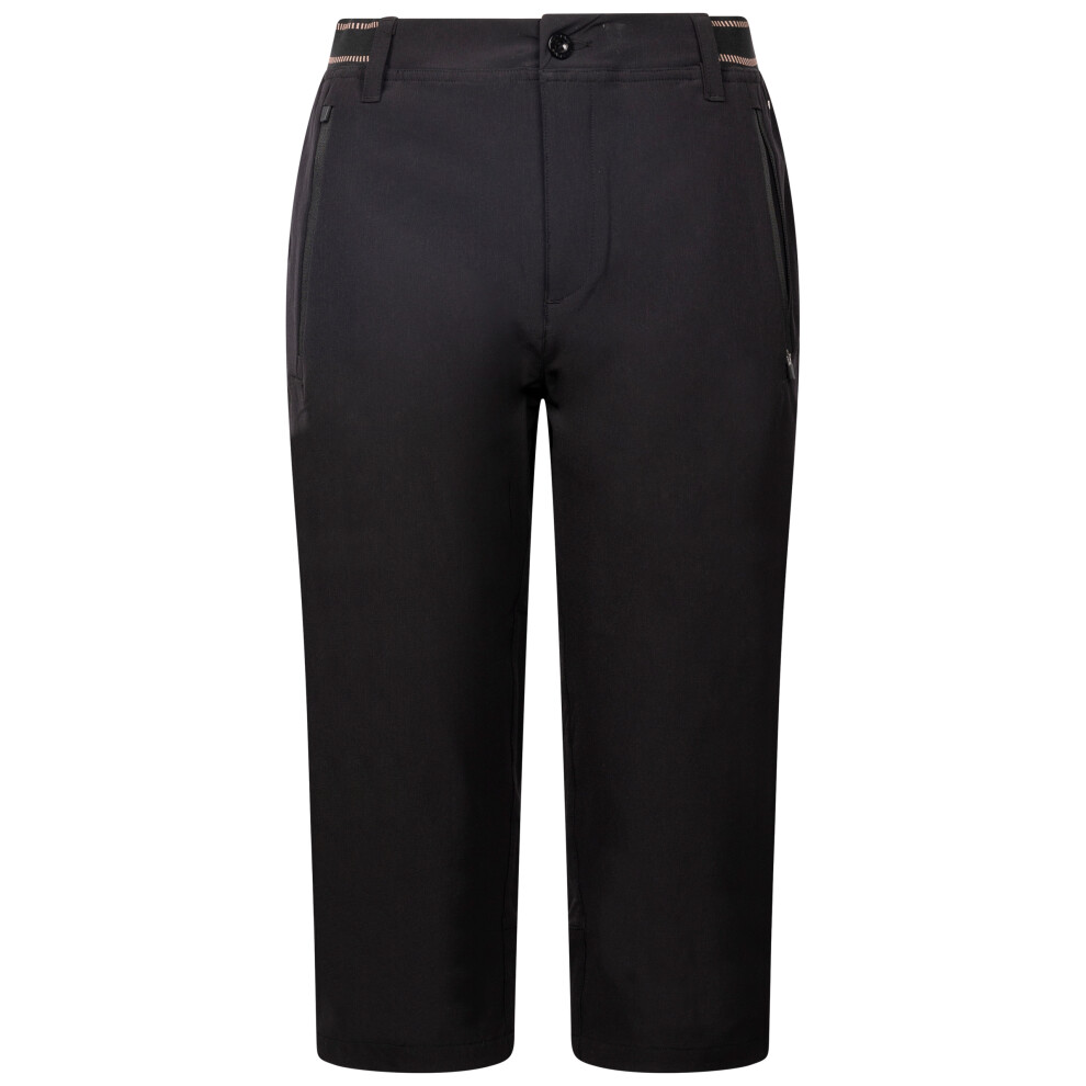 (16, Black) Trespass Womens Trousers 3/4 Length Grateful-image-OPC-PFH6F8H-NEW