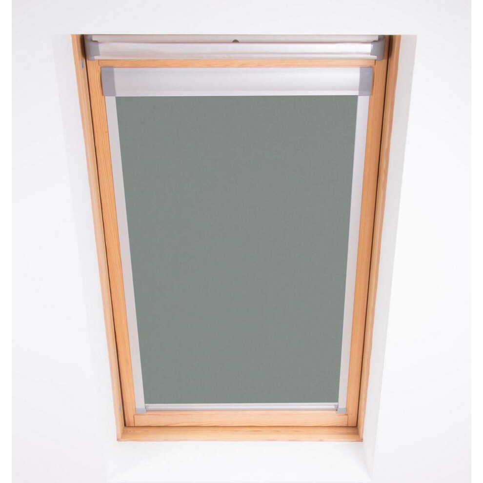 Bloc Blinds Bloc Skylight Blind For Velux Roof Windows Blockout, Pewter, M04