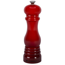 Le Creuset Classic Adjustable Salt Mill Grinder, Chip-resistant ABS Plastic, Anti-Corrosion, 40g, 21 cm, Cerise, 96002000060000