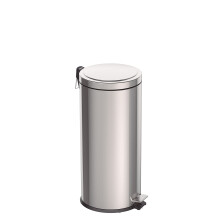 Tramontina 30L Pedal Bin – Stainless Steel Kitchen Waste Bin with Lid, Removable Inner Bucket, 29.5 cm Diameter x 65.5 cm Height, 94538130