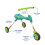 Scuttlebug XL Foldable Tricycle, Ages 2-4, Splodge, Antennae Handlebar 4