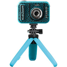 VTech KidiZoom Studio (Blue), Video Camera w/ Games, Rechargeable