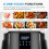 Midea Air Fryer 4L, 1500W, 8 Modes, 35-200C 4