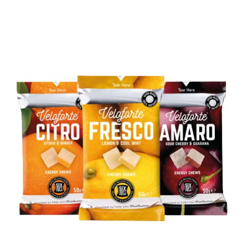 Veloforte Energy Chews - 44g carbs, 15 Pack