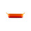 Le Creuset Le Creuset Heritage Rectangular Dish, Stoneware, 26 cm, 2.4 litres, Volcanic, 71102260900001 3