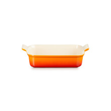 Le Creuset Heritage Rectangular Dish, Stoneware, 26 cm, 2.4 litres, Volcanic, 71102260900001