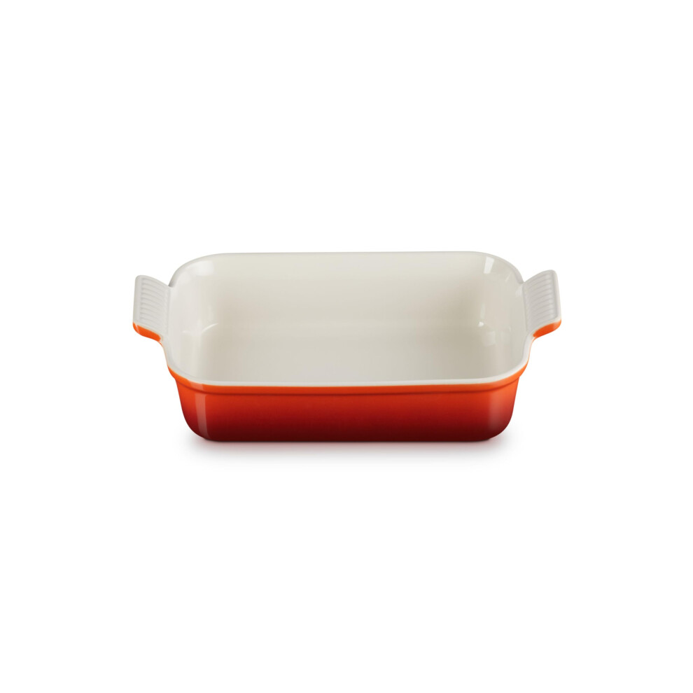 Le Creuset Heritage Rectangular Dish, Stoneware, 32 Cm, 2.31 Kg, Cerise, 71102320600001