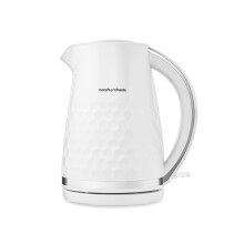 Morphy Richards Hive Kettle, 1.5L, 3KW Rapid Boil, Limescale Filter, White