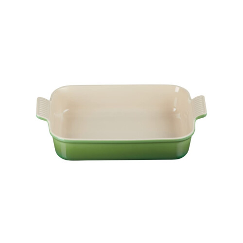 Le Creuset Le Creuset Heritage Rectangular Dish, Stoneware, 32 cm, 2.31 kg, Bamboo, 71102324080001 2