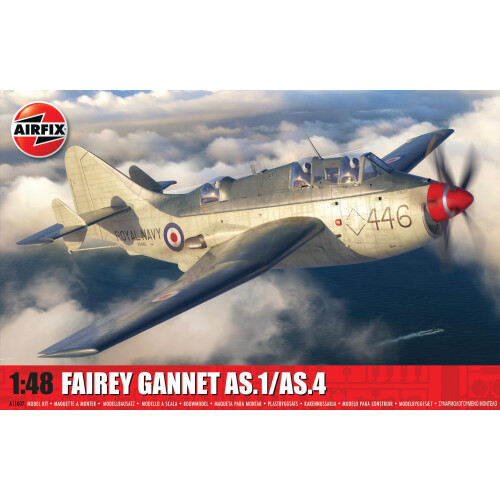 Airfix Airfix Fairey Gannet AS.1/AS.4 Model Set, 1:48 Scale 1