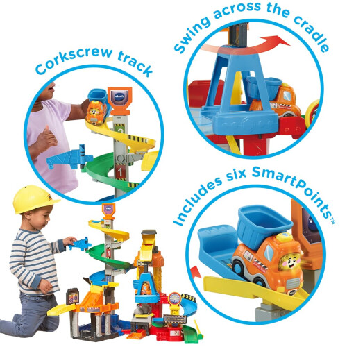 VTech VTech Toot-Toot Drivers Construction Site - Vehicle Playset, Lights & Sounds 2