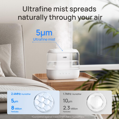 Dreo 4L Humidifier - 32H Runtime, Essential Oil Diffuser 2