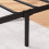 ZINUS Justin Single Bed Frame: 190x90cm, Headboard 7