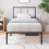 ZINUS Justin Single Bed Frame: 190x90cm, Headboard 1