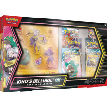 Pokémon TCG: Iono's Bellibolt ex Premium Collection (1 full-art foil promo card, 6 booster packs & acrylic standees)