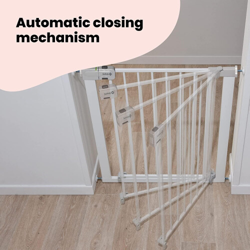 Safety 1st Safety 1st Auto Close Gate, 73-80cm, White 2