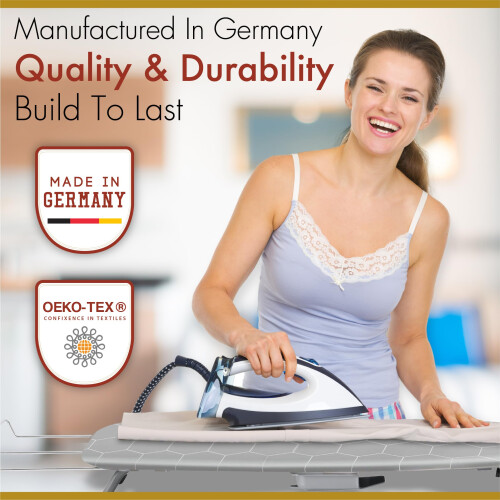 arteneur Ironing Board Cover, Steam Iron, Elastic, Aluminum Coating 2