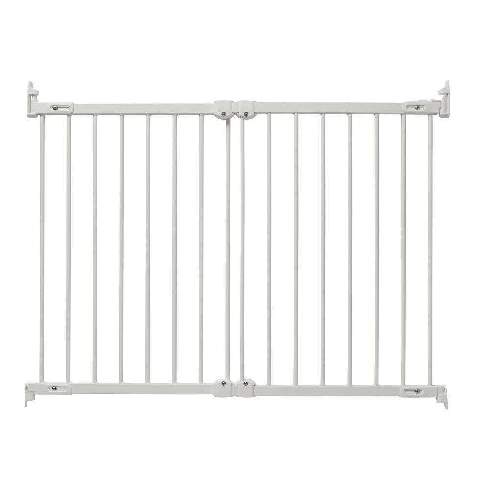 Babydan Flexifit, 67-105.5 Cm, Extendable And Flexible Stair Gate/Baby Gate/Safety Gate, Metal, White, Made In Denmark - (Pet Gate/Dog Gate)