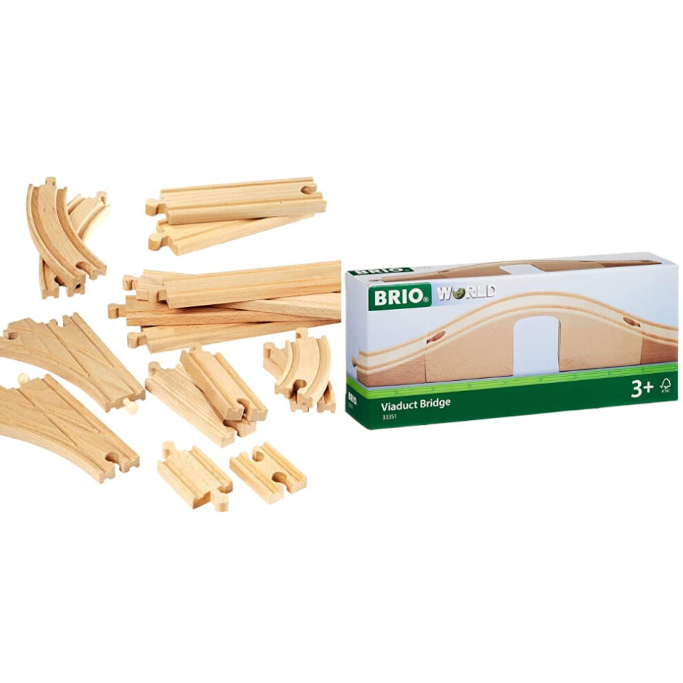Brio World Train Track Expansion & Viaduct Bridge