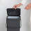 Brabantia Brabantia Sort & Go Recycling Bin 40L Grey - Stackable, Handle, Removable Lid 10