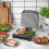 George Foreman George Foreman Immersa Medium Electric Grill, Washable, Black, 28310 8