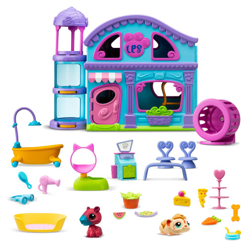 Littlest Pet Shop Littlest Pet Shop Series 2 Playset, 2 Pet Figures, 20 Accessories 2