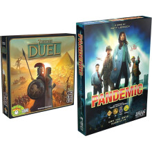 Repos 7 Wonders Duel & Z-Man Pandemic Board Game
