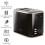 Morphy Richards Morphy Richards Equip 2 Slice Toaster & 1.7L Jug Kettle, Black 4