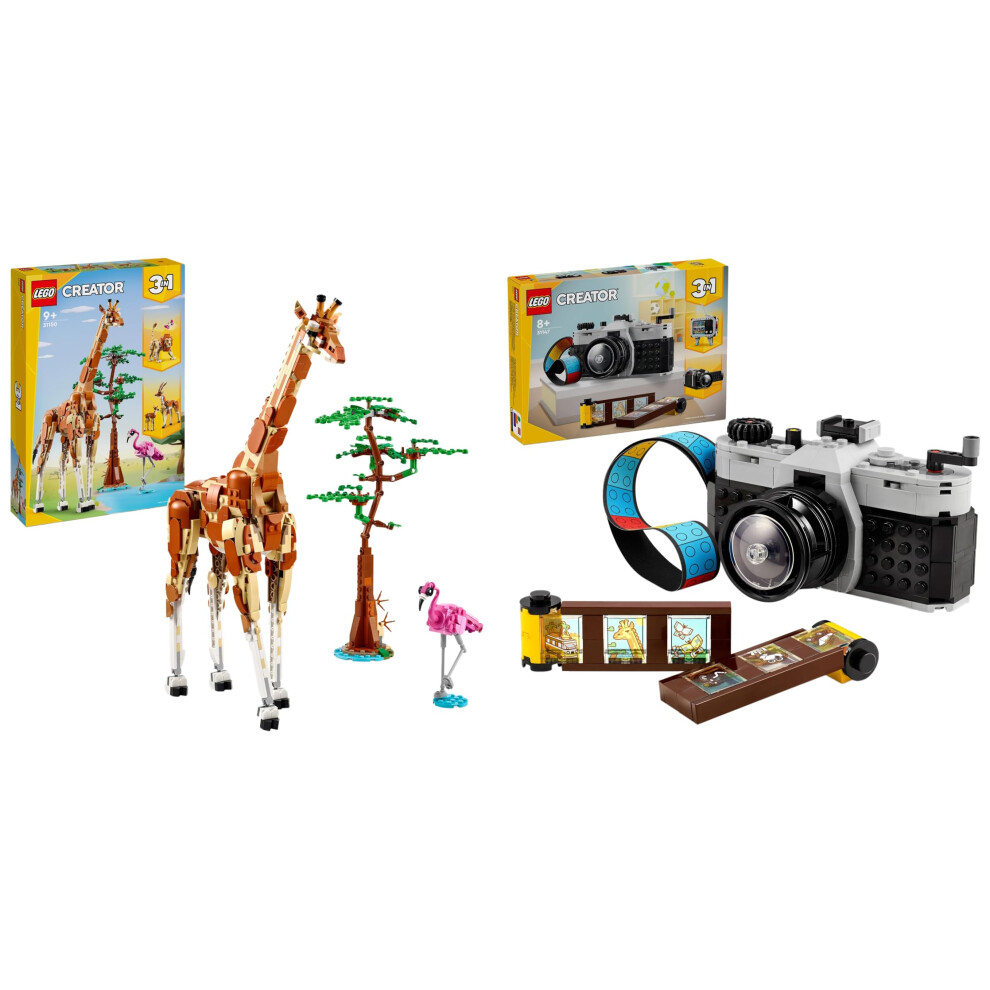 LEGO Creator 3in1 Wild Safari Animals & Retro Camera