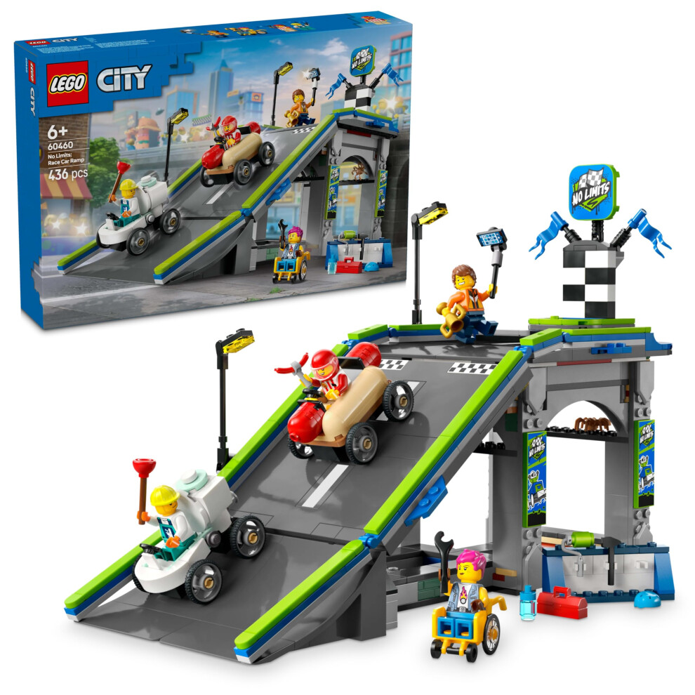 Lego City Race Car Ramp Track Set 60460