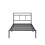 ZINUS Elias Single Bed Frame 190x90cm, Metal, Headboard, Black 11