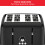 Tefal Tefal Soleil 4-Slice Toaster - 7 Browning Levels, Black 5
