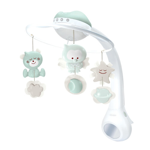 Infantino 3-in-1 Projector Mobile, Musical, Sage