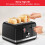 Tefal Tefal Soleil 4-Slice Toaster - 7 Browning Levels, Black 4