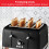 Tefal Tefal Soleil 4-Slice Toaster - 7 Browning Levels, Black 3