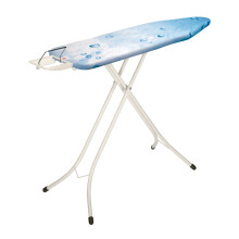Brabantia Ironing Board B, Steam Iron Rest, Ice Water, 124x38 cm