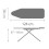 Brabantia Brabantia Ironing Board B, Steam Iron Rest, Ice Water, 124x38 cm 4
