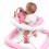 Bright Starts Bright Starts JuneBerry Walk-A-Bout Walker with Easy Fold Frame for Storage, Ages 6 Months + 5