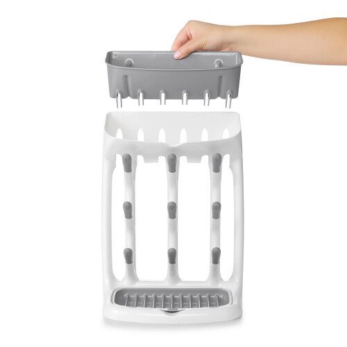 OXO OXO Tot Space Saving Drying Rack, Grey and White 2