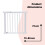 Safety 1st Safety 1st Flat Step Gate 73-80cm - Ultra Flat, One-Hand Open 9