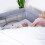 Red Kite Red Kite Dreamer Bedside Crib, Soft Grey 9